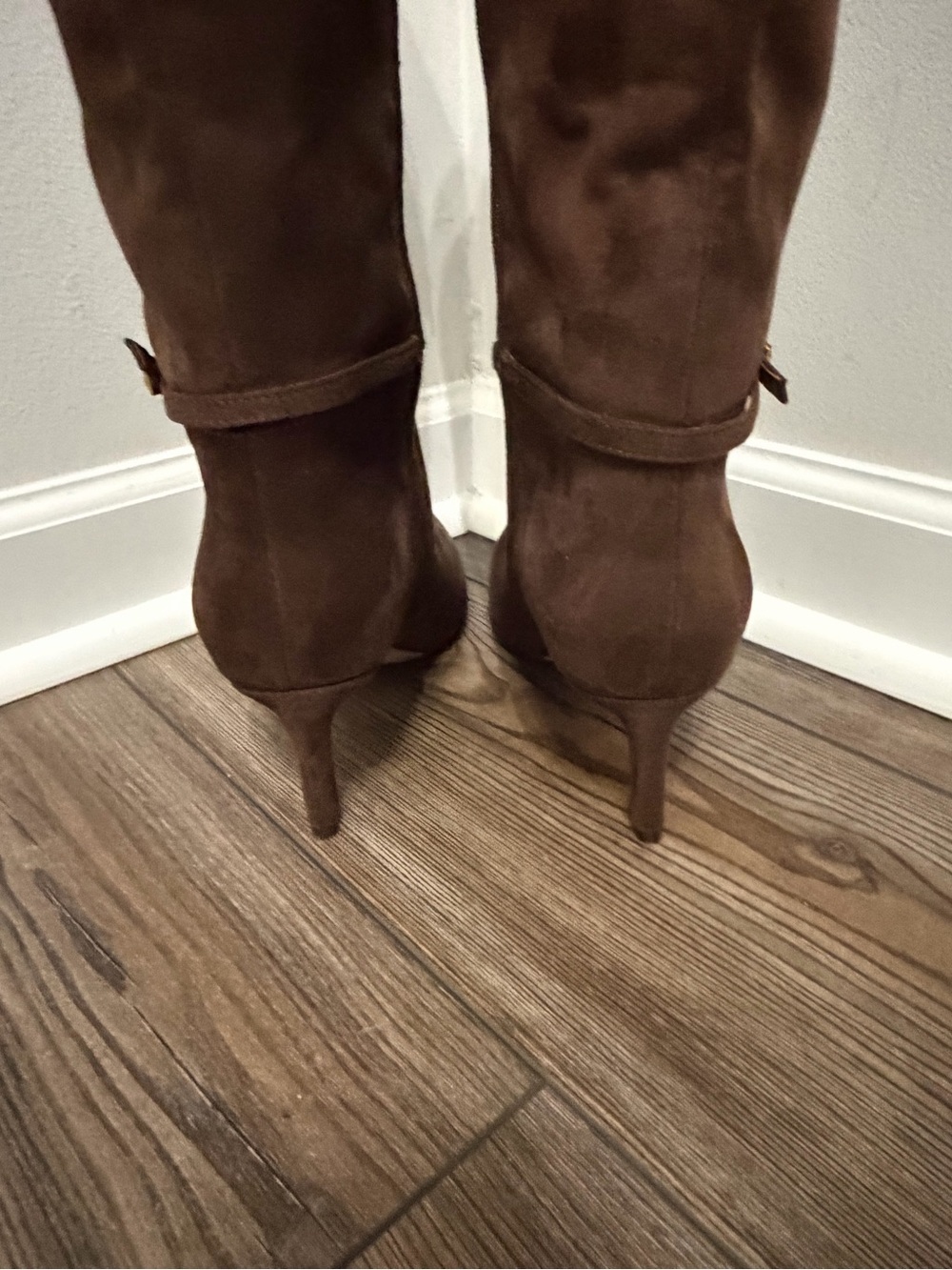 Giani Bernini Brown Suede Over-The-Knee Boots Size 8.5 - Picture 7 of 12